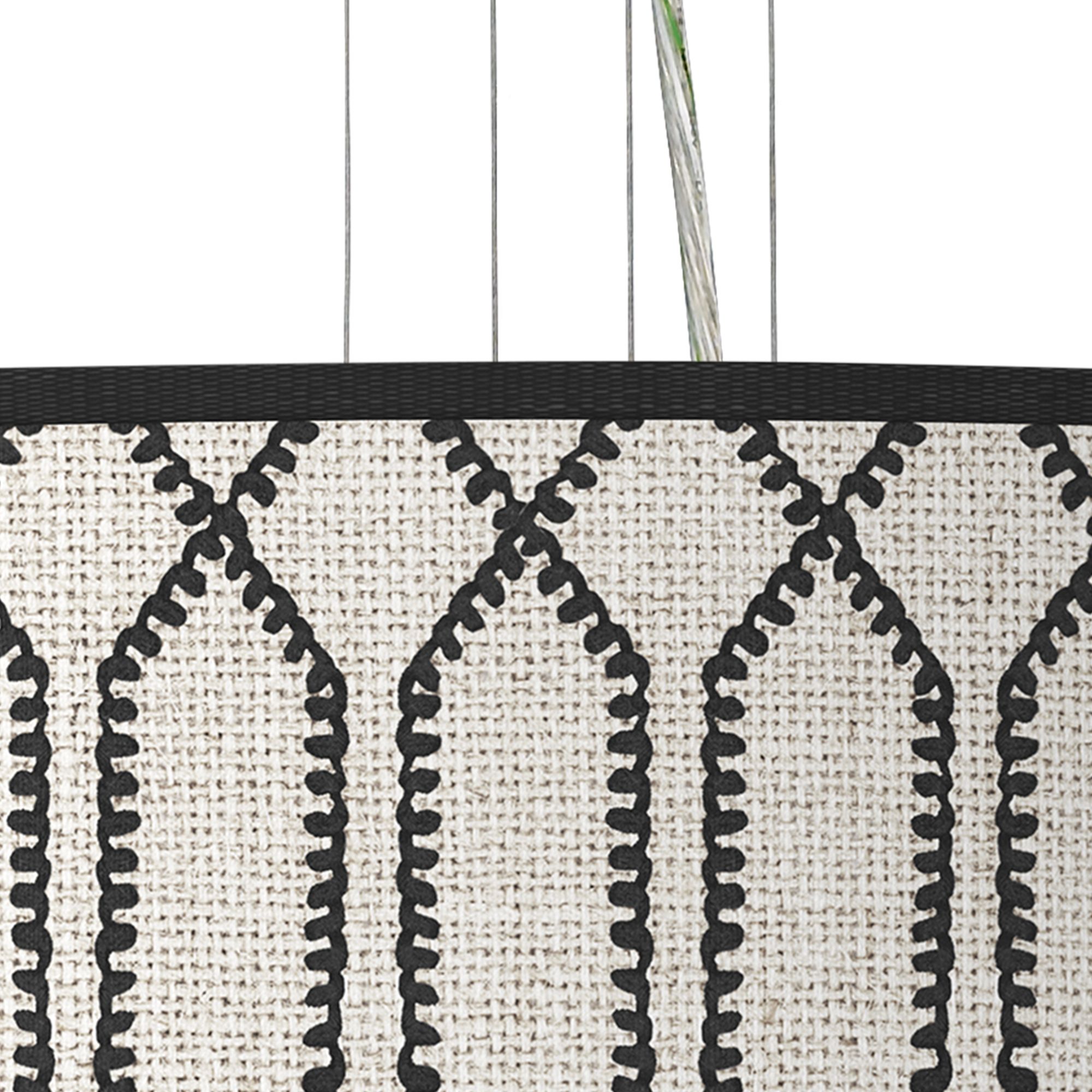 Image 2 Rustic Chic Giclee 24" Wide 4-Light Pendant Chandelier more views