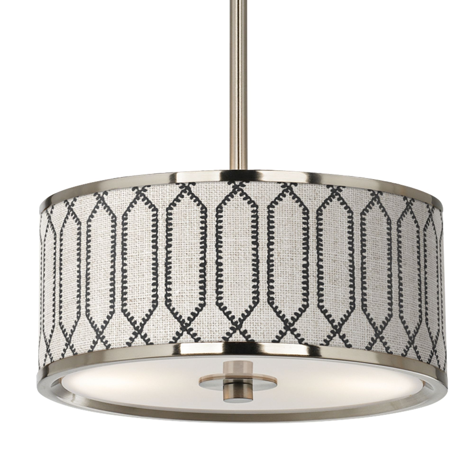 Image 3 Rustic Chic Giclee Glow 10 1/4" Wide Pendant Light more views