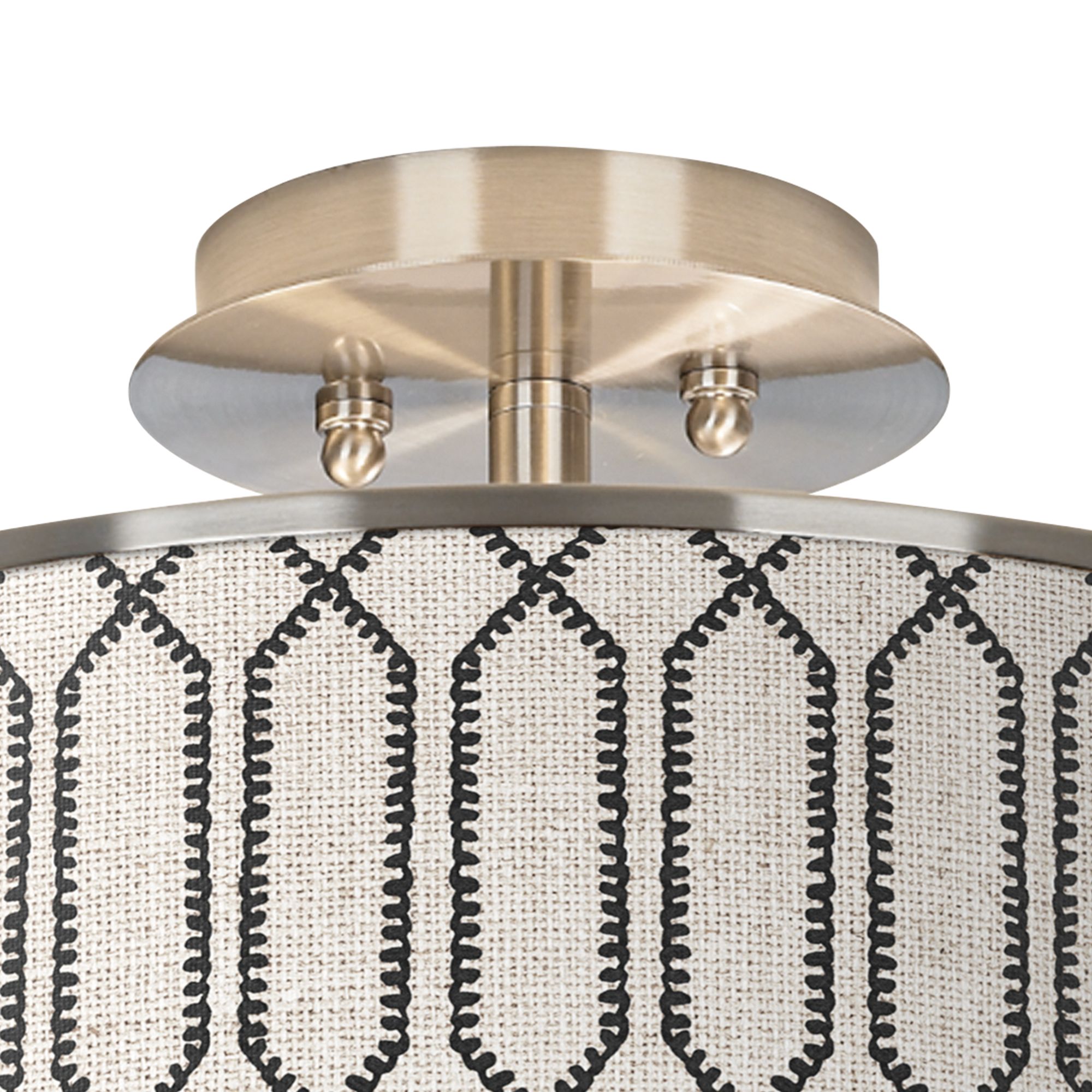 Image 2 Rustic Chic Giclee Glow 14" Wide Ceiling Light more views