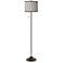 Rustic Chic Giclee Glow Bronze Club Floor Lamp