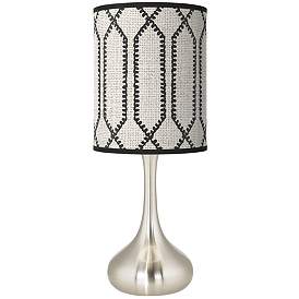 Image1 of Rustic Chic Giclee Modern Droplet Table Lamp