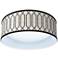 Rustic Chic Pattern 16" Wide Modern Round LED Ceiling Light