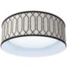 Rustic Chic Pattern 16" Wide Modern Round LED Ceiling Light