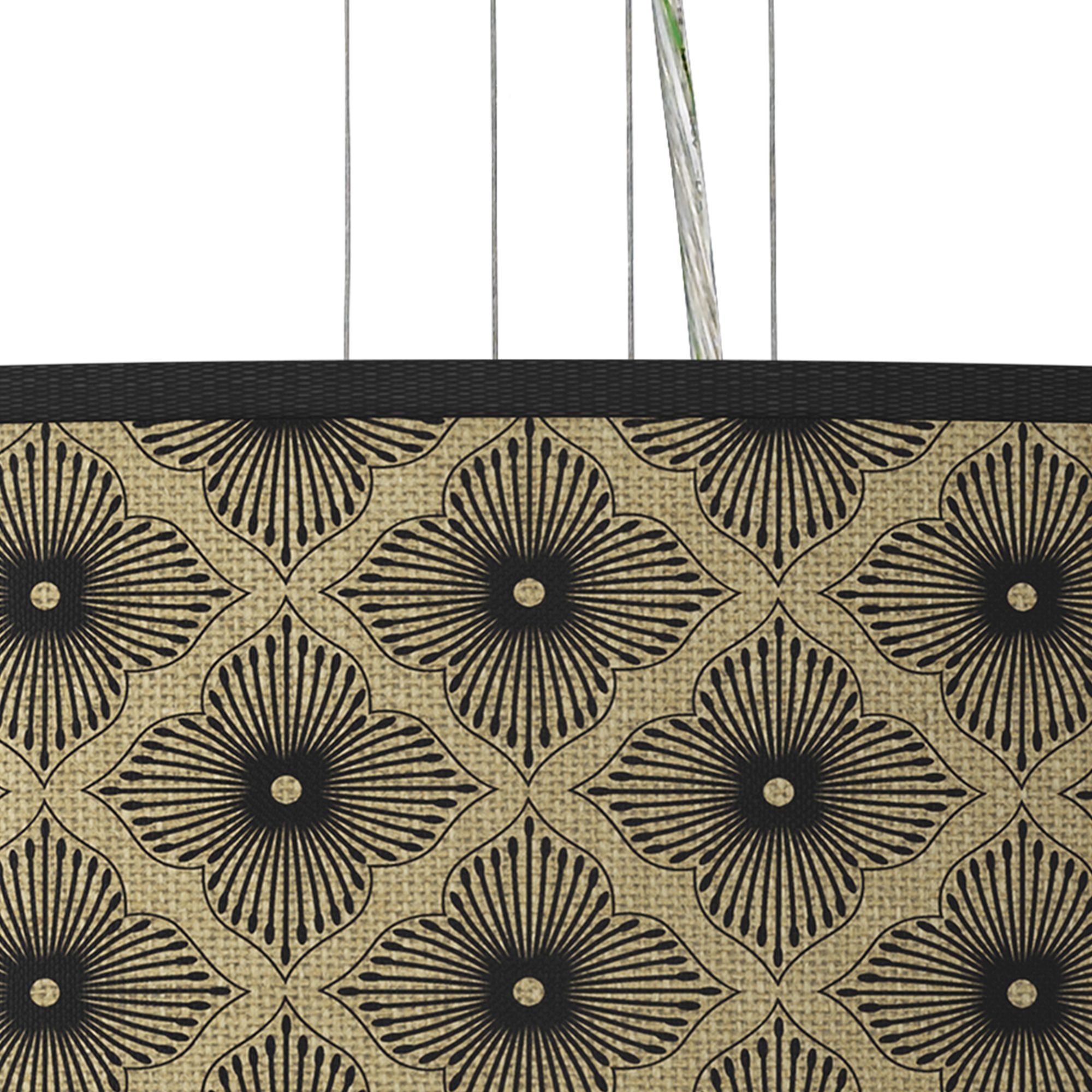 Image 2 Rustic Flora Giclee 24" Wide 4-Light Pendant Chandelier more views