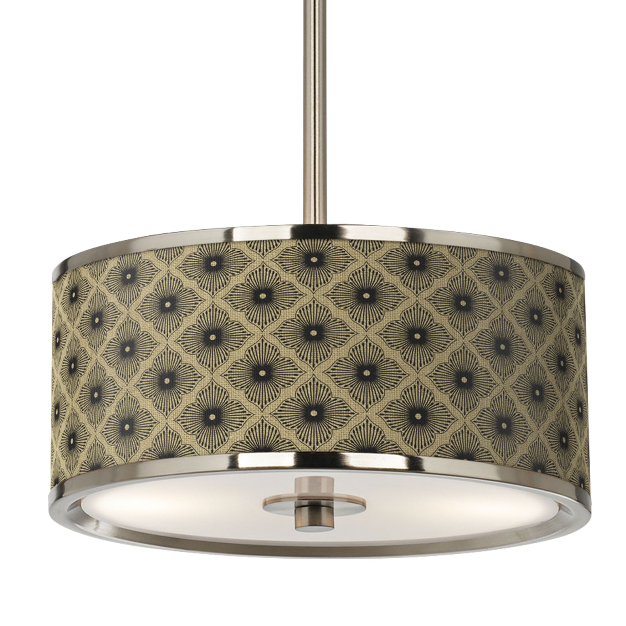 Image 3 Rustic Flora Giclee Glow 10 1/4" Wide Pendant Light more views