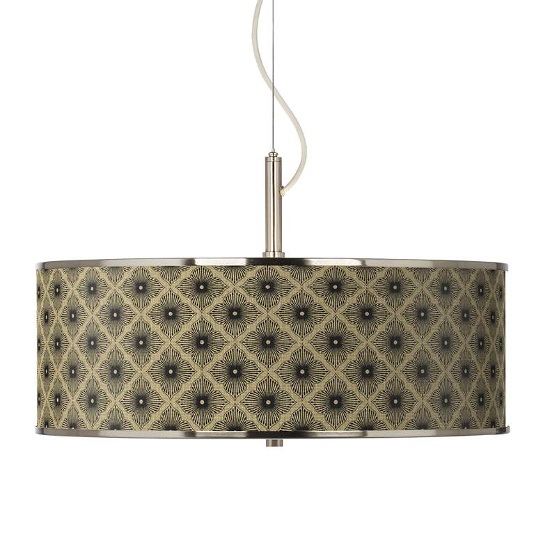 Image 1 Rustic Flora Giclee Glow 20 inch Wide Pendant Light