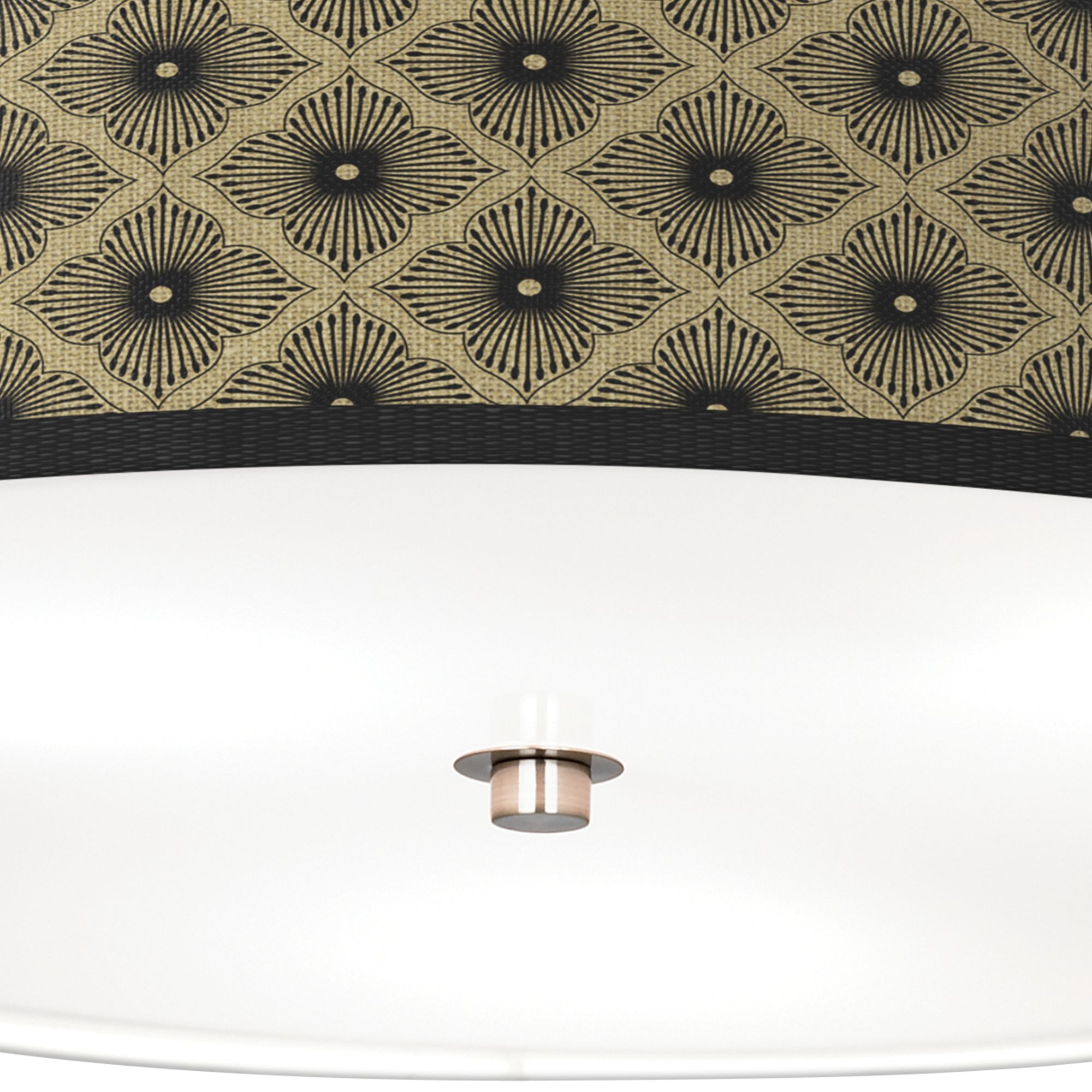 Image 3 Rustic Flora Giclee Nickel 20 1/4" Wide Ceiling Light more views