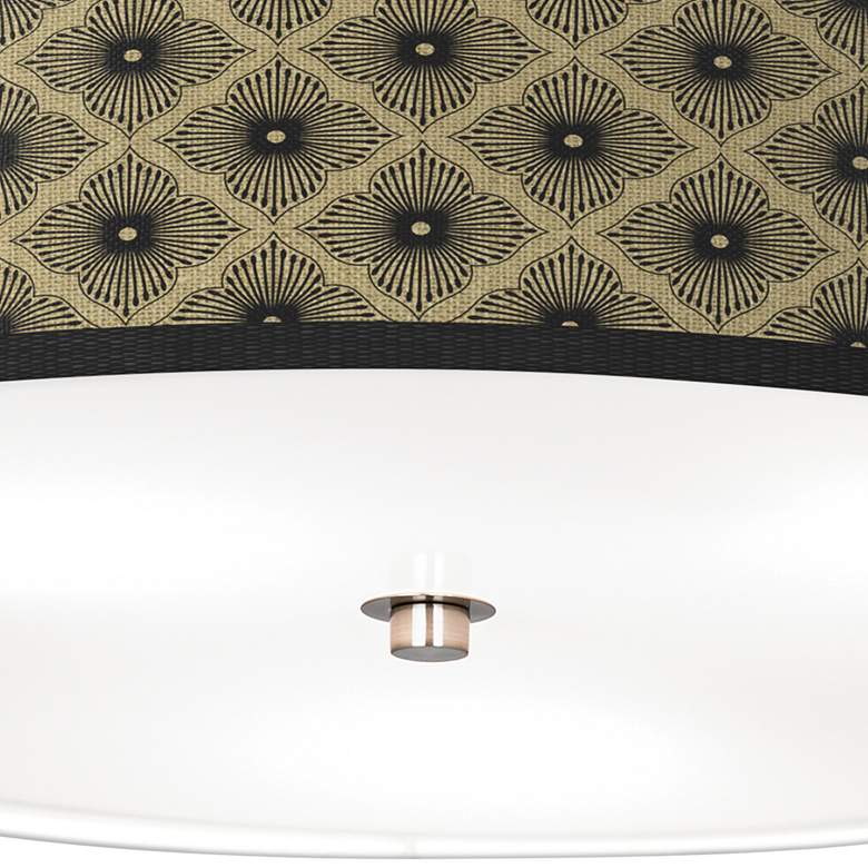 Image 3 Rustic Flora Giclee Nickel 20 1/4" Wide Ceiling Light more views