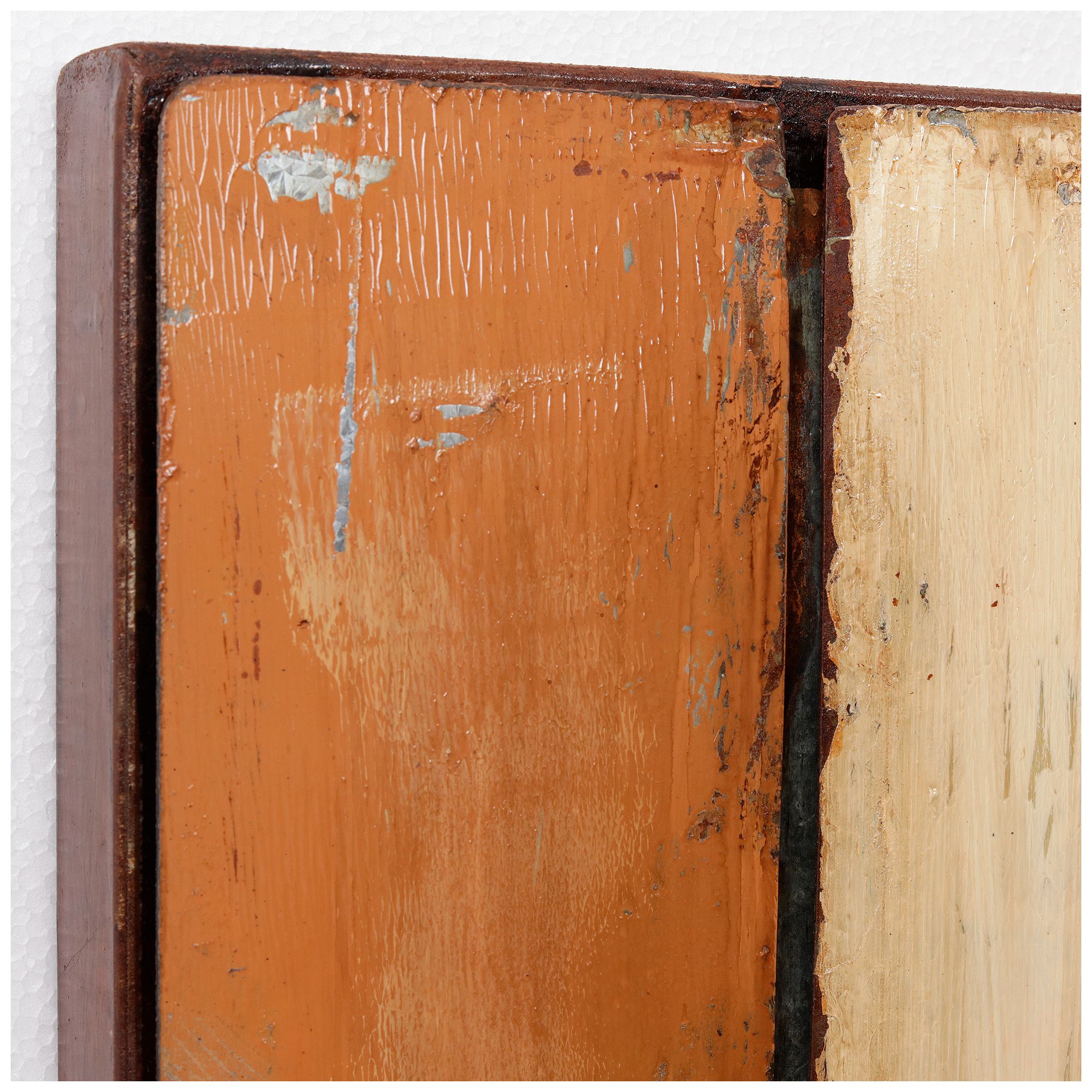 Rustic Flow 1 72"W Mixed Media Metal Dimensional Wall Art
