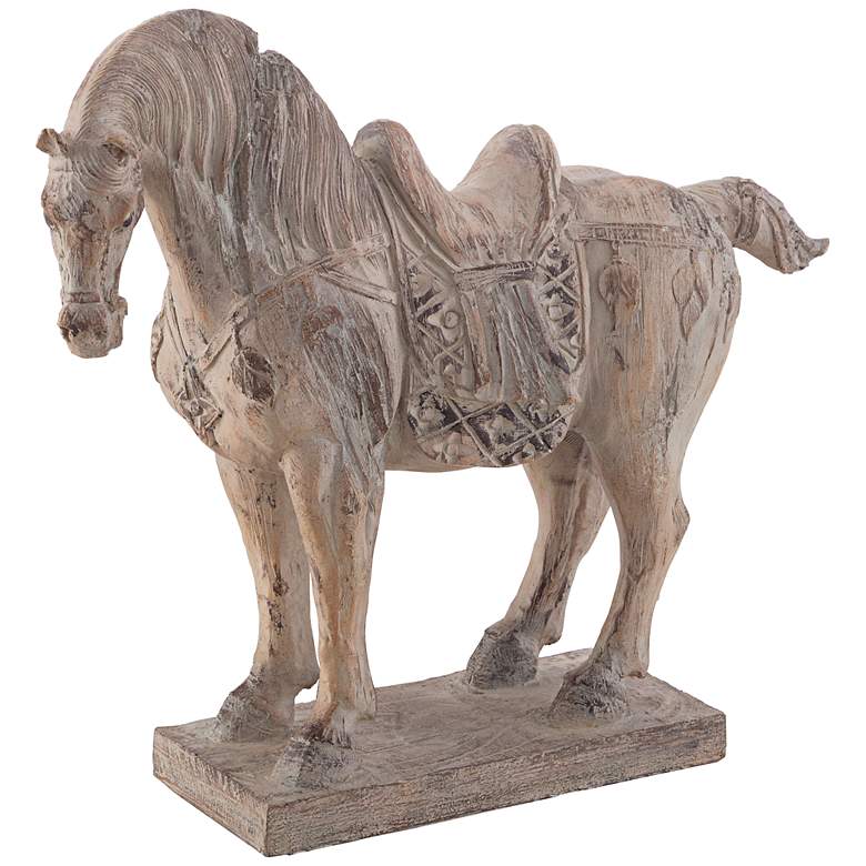 Image 1 Rustic Horse 14 1/2 inch High Statue