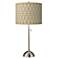 Rustic Mod Giclee Brushed Nickel Table Lamp