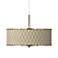 Rustic Mod Giclee Glow 16" Wide Pendant Light