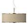 Rustic Mod Giclee Glow 20" Wide Pendant Light