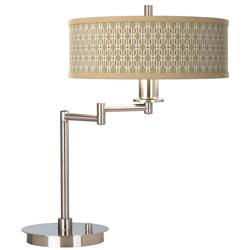 Rustic Mod Giclee LED Modern Swing Arm Desk Lamp