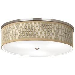 Rustic Mod Giclee Nickel 20 1/4&quot; Wide Ceiling Light
