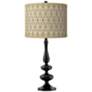 Rustic Mod Giclee Paley Black Finish Modern Table Lamp
