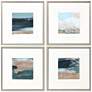 Rustic Mosaic 21" Square 4-Piece Framed Giclee Wall Art Set
