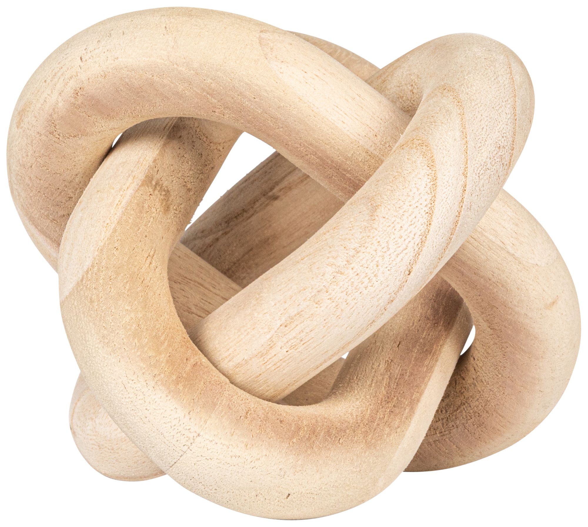 Image 5 Rustic Pine Wood Chain Link Decor, Natural more views