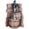 Rustic Spigot and Buckets 11 1/2" High LED Tabletop Fountain
