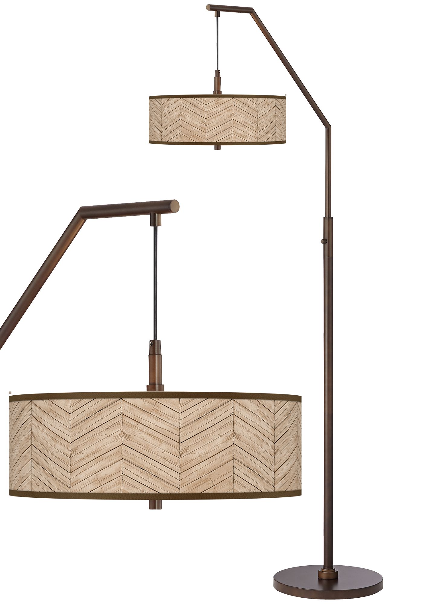 Floor lamps rustic sales modern