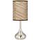 Rustic Woodwork Giclee Modern Droplet Table Lamp