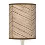 Rustic Woodwork Giclee Modern Droplet Table Lamp