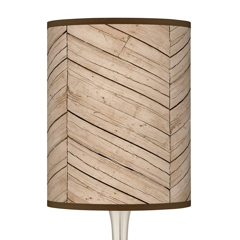 Image 2 Rustic Woodwork Giclee Modern Droplet Table Lamp more views