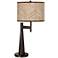 Rustic Woodwork Giclee Novo Table Lamp