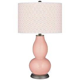 Image1 of Rustique Diamonds Double Gourd Table Lamp