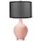 Rustique Ovo Table Lamp with Organza Black Shade