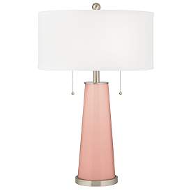 Image2 of Rustique Peggy Glass Table Lamp With Dimmer