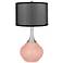 Rustique Spencer Table Lamp with Organza Black Shade