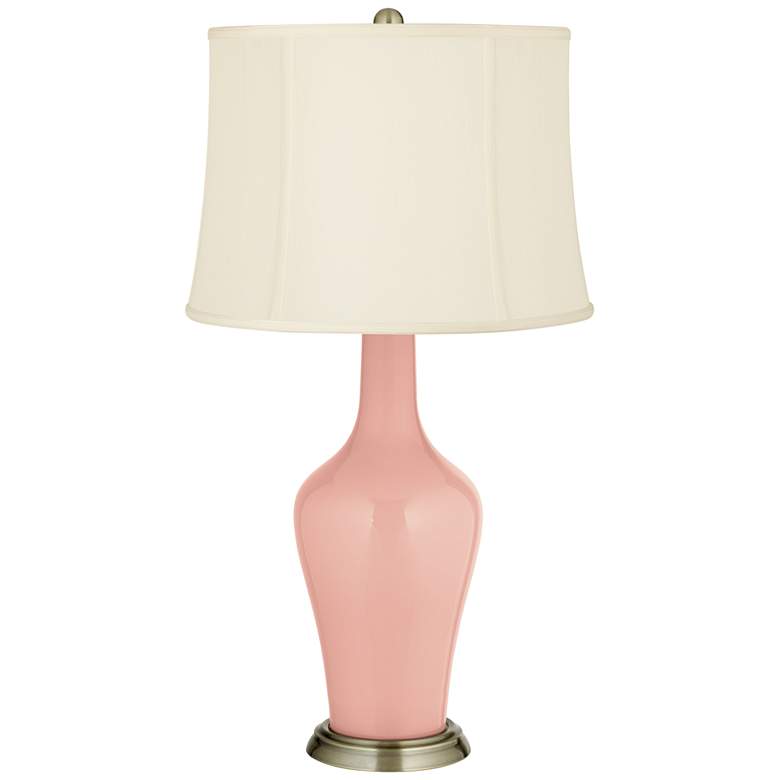 Image 2 Rustique Warm Coral Anya Table Lamp