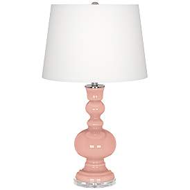 Image2 of Rustique Warm Coral Apothecary Table Lamp