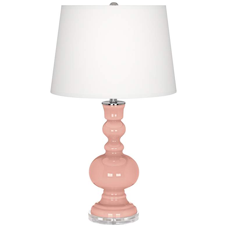 Image 2 Rustique Warm Coral Apothecary Table Lamp