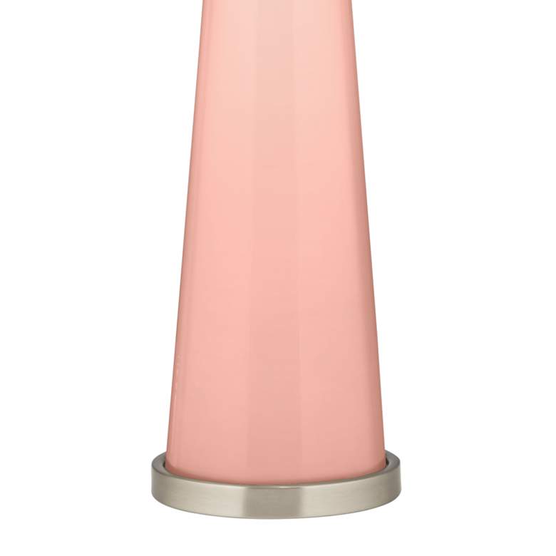 Image 3 Rustique Warm Coral Peggy Glass Table Lamp more views