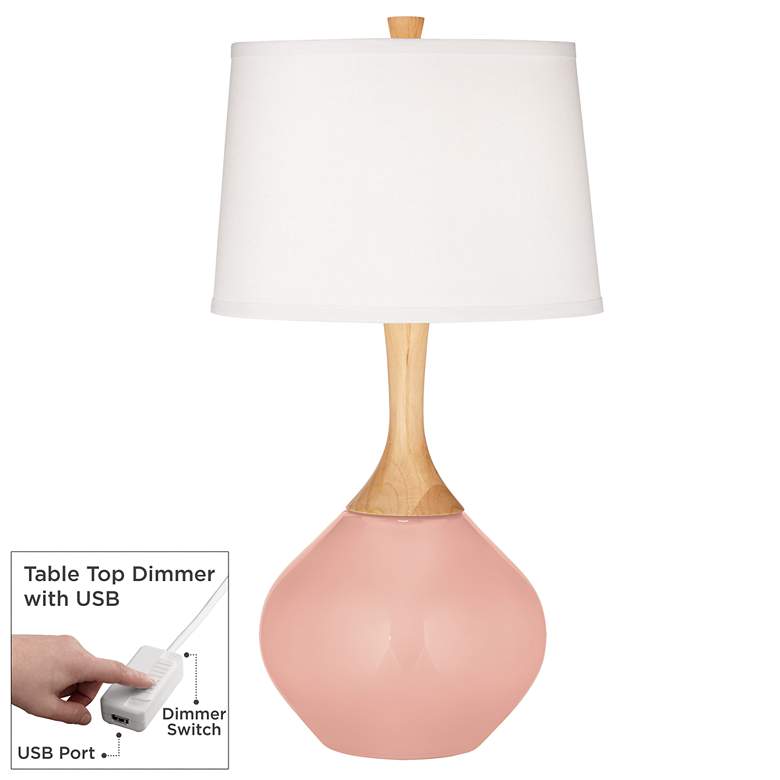 Image 1 Rustique Wexler Table Lamp with Dimmer