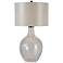 Ruthanne Polished Nickel w/ Glass Urn Table Lamp