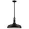 Rutherford 18" Wide Oil-Rubbed Bronze Dome Pendant Light
