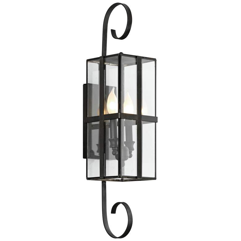 Image 1 Rutherford 26 3/4" High Charred Bronze Outdoor Wall Light