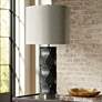 Rutherford 36 1/2" Modern Charcoal Black Ceramic Table Lamp