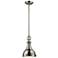 Rutherford 9 Wide 1-Light Mini Pendant Brushed Nickel