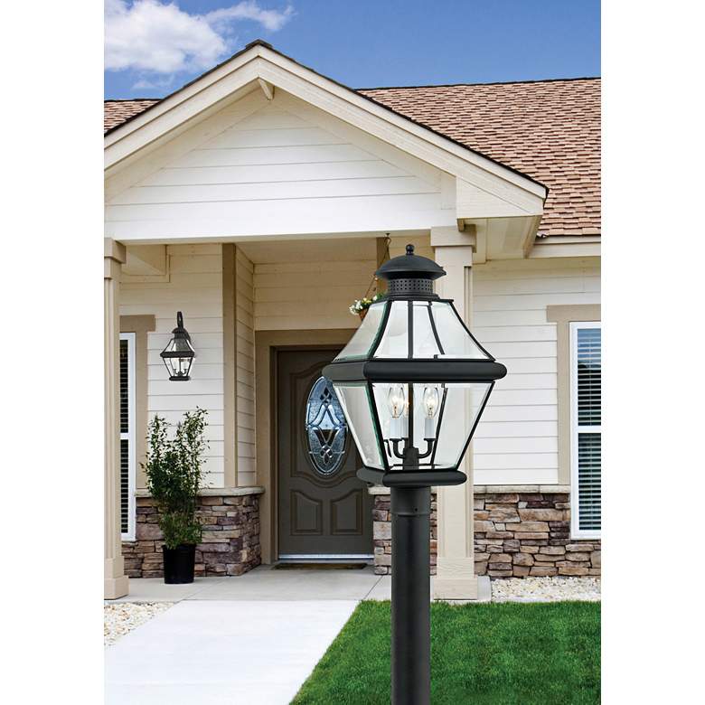 Rutledge Collection Black 20 1/2&quot; High Outdoor Post Light more views