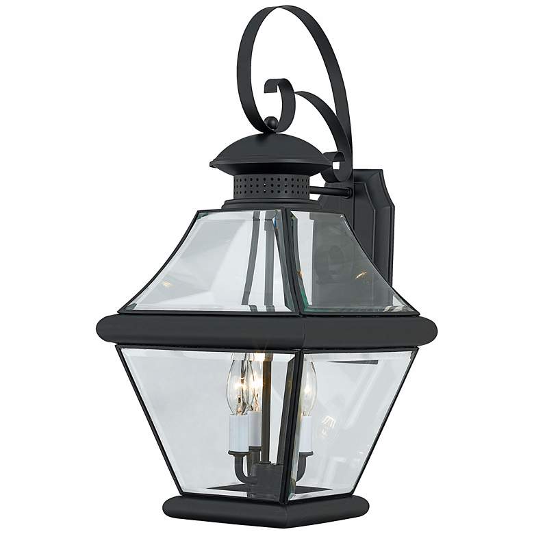 Image 1 Rutledge Collection Black 24" High Outdoor Wall Light