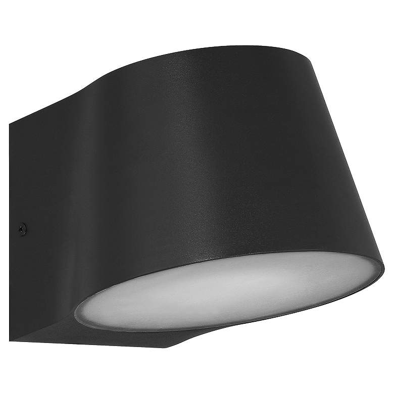 Image 3 Ry 5.75" High Black Bi.Directional Outdoor LED Wall Mount more views