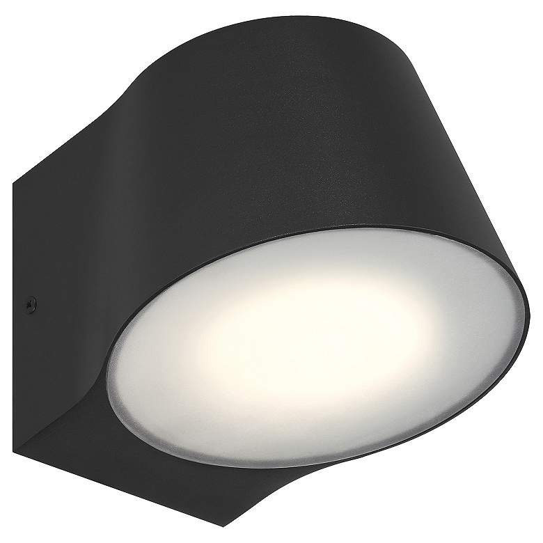 Image 5 Ry 5.75" High Black Bi.Directional Outdoor LED Wall Mount more views