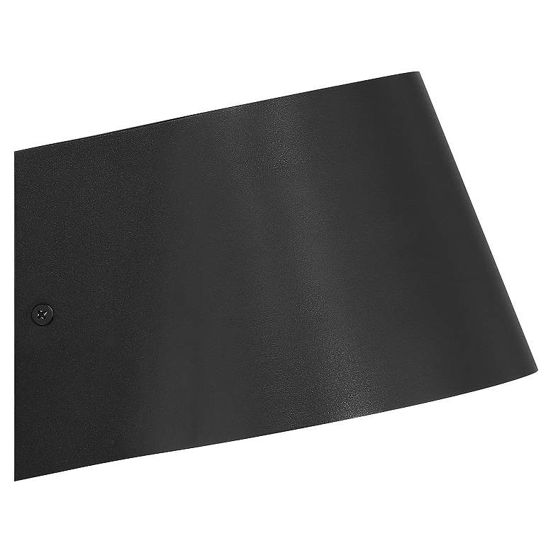 Image 6 Ry 5.75" High Black Bi.Directional Outdoor LED Wall Mount more views