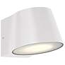 2_Ry 5.75" High White Bi.Directional Outdoor LED Wall Mount