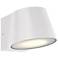 Ry 5.75" High White Bi.Directional Outdoor LED Wall Mount