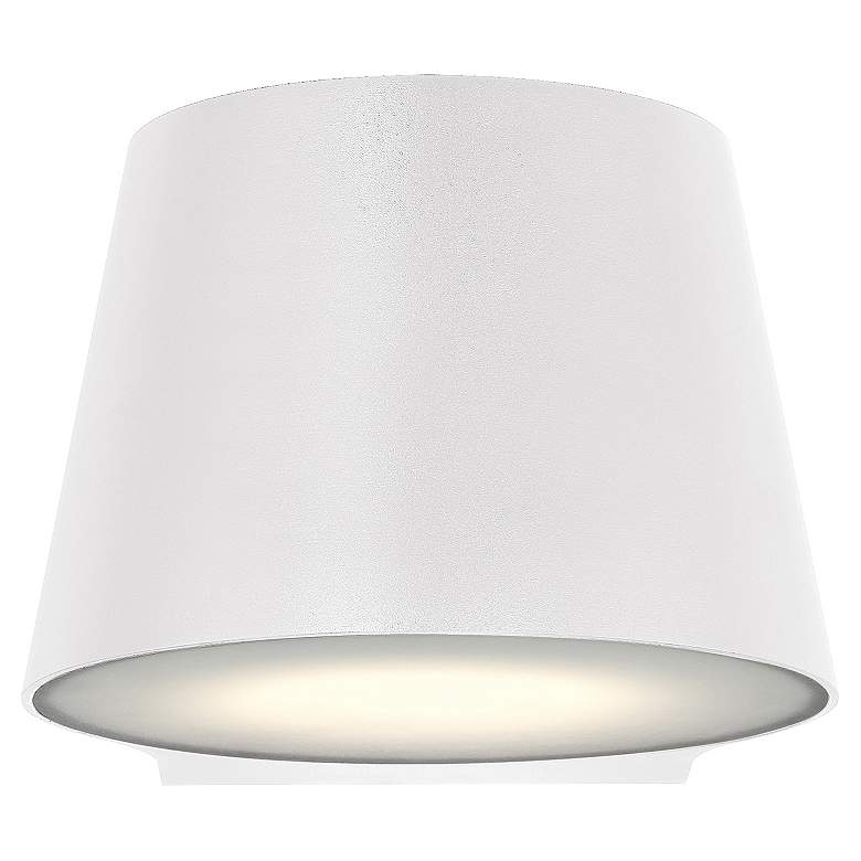 Image 4 Ry 5.75" High White Bi.Directional Outdoor LED Wall Mount more views